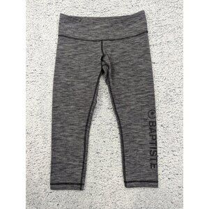 Lululemon Baptiste Wunder Under Yoga Capris Size 6 Gym Workout Leggings Gray
